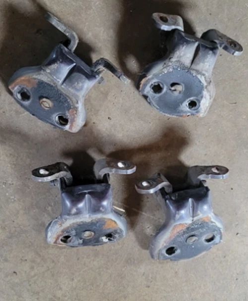 94-01 ACURA INTEGRA SEDÁN 4 PUERTAS - JUEGO BISAGRAS PUERTA BISAGRAS IZQUIERDA DERECHA DELANTERA TRASERA OEM Foto 4 de 4