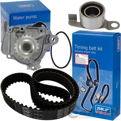 SKF ZAHNRIEMEN-SATZ + WASSERPUMPE passend für HONDA INTEGRA CR-V I (RD) 2.0 16V