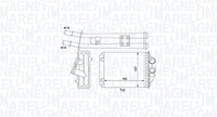 Magneti Marelli WäRmetauscher HeizungsküHler FüR Fiat 500 1.2 0.9 Ford KA