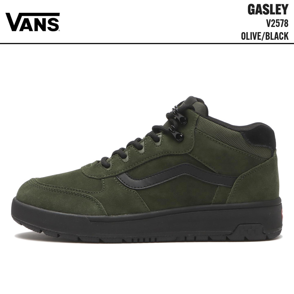 VANS GASLEY V2578 OLIVE BLACK Unisex Sneakers