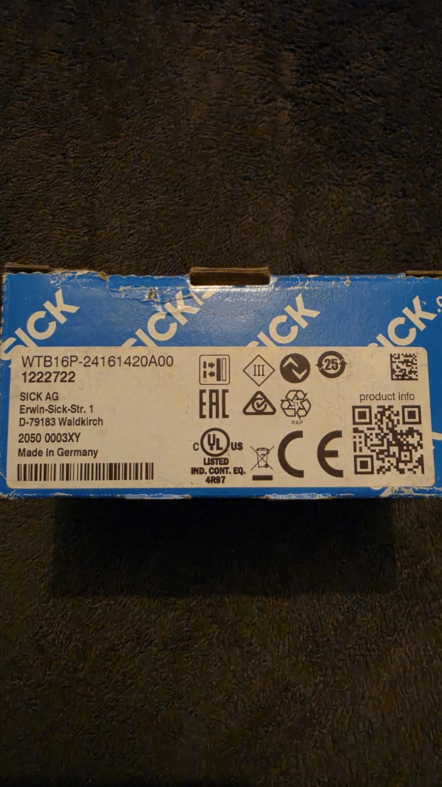 Sick Proximity Sensor 1222722 New In Box
