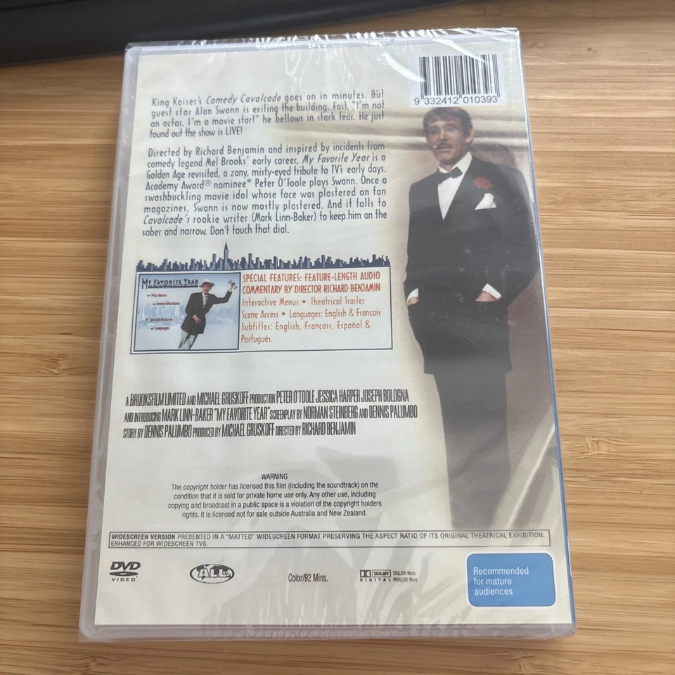 My Favorite Year (Peter O'Toole)  (DVD) UK Compatible - Image 2 of 3