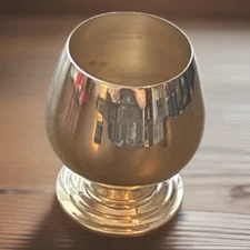 Snifter Goblet 1967 “What’s New O’Pussycat” Casino Royale Movie Vtg Slvr Plated