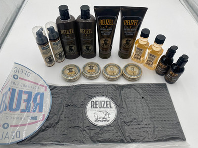 Reuzel Beard Kit Aftershave Wash Foam Serum Balm And Cologne Bundle