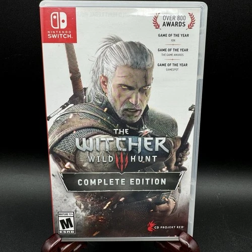 The Witcher 3: Complete Edition - Nintendo Switch Wild Hunt Cartridge + Case