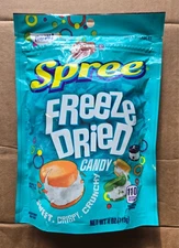 Spree Freeze Dried Candy 4 oz, (2 Bags)