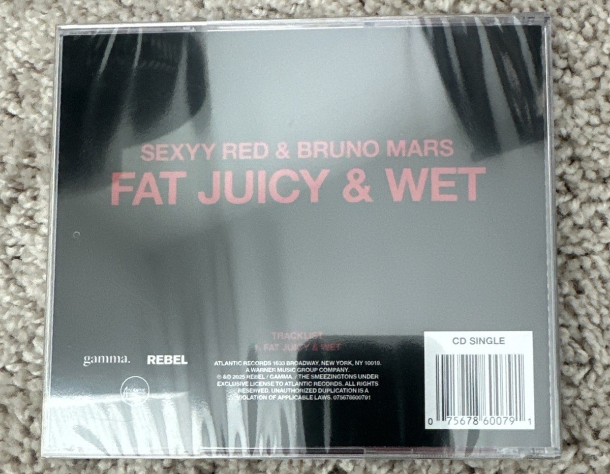 洋楽 Fat Juicy & Wet Sexyy Red, Bruno Mars - Fat Juicy & Wet (Clean - Lyrics
