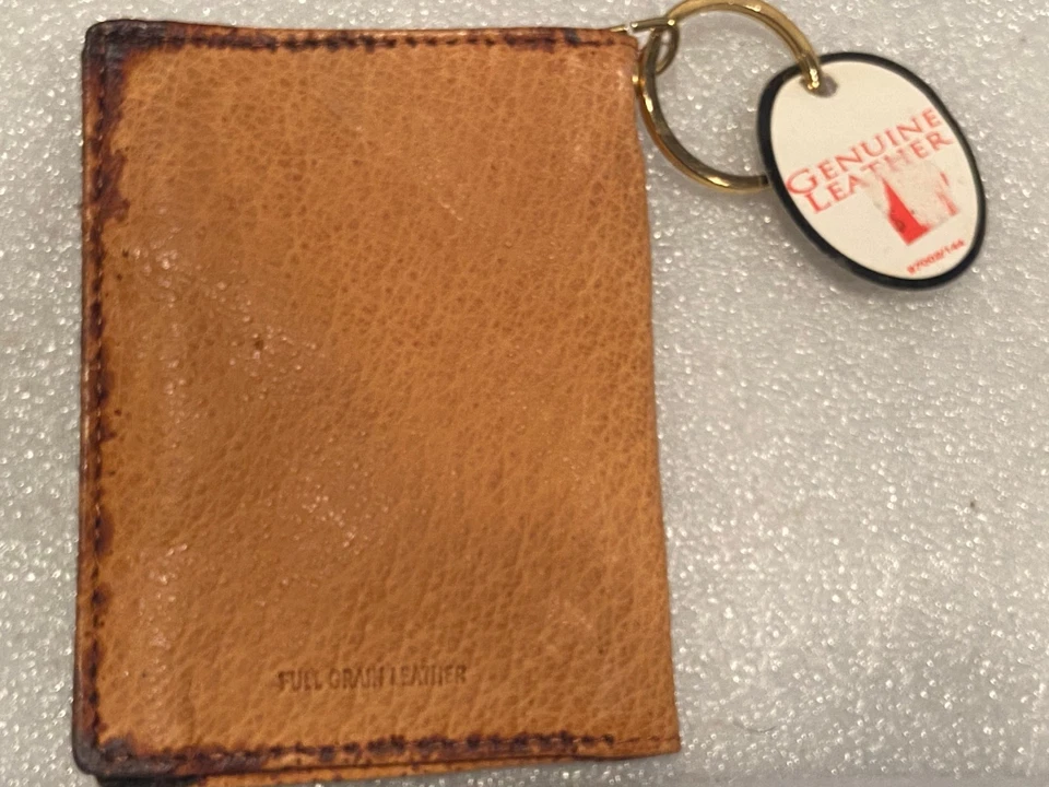 Mundi Leather Johnson & Wales University I.D. Держатель w/кольцо для ключей * новый/без коробки * e2 - Изображение 2 из 4