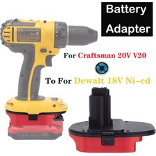 Battery Adapter For Craftsman 20V V20 Battery Convert to for Dewalt 18V Tools US