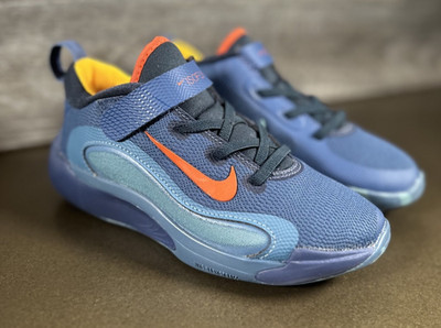 Nike Preschool Kids Isofly Basketball Shoes Navy/ Light Blue #FQ7670 400