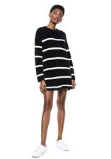 Alice + Olivia Lennie 100% Cashmere Mini Sweater Dress SZ M EUC