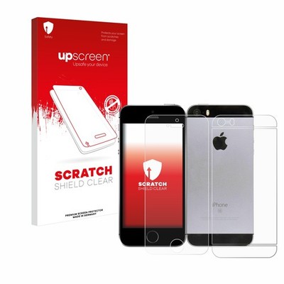 Schutz Folie für Apple iPhone SE 2016 (Display+Rückseite) Kratzfest Klar
