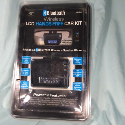 VR3 Virtual Reality Sound Labs Bluetooth VRBT200V Hands-Free Car Kit Wireless