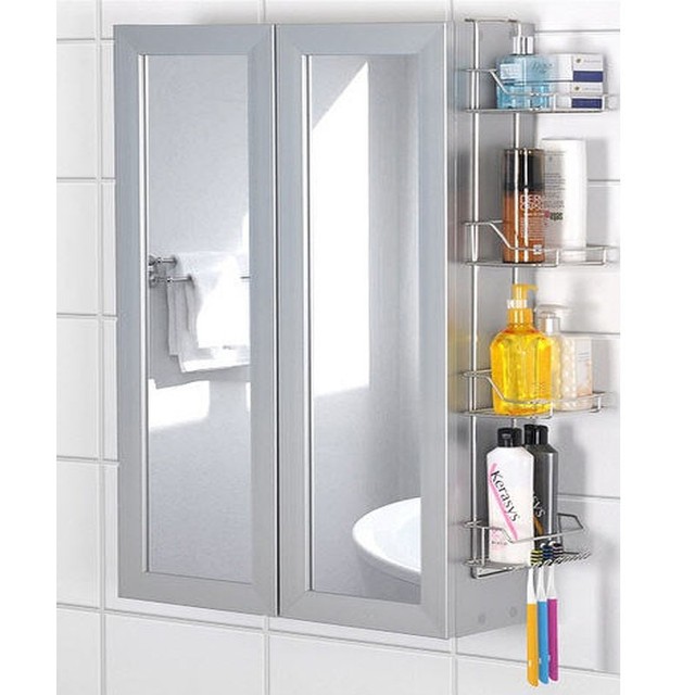 4 Tier Shelf Toilet Towel Toothbrush Soap Bathroom Rack Holder For Cabinet