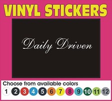 Daily Driven V2 Drift Ill Stance Illmotion Racing Jdm Driver Sticker Decal