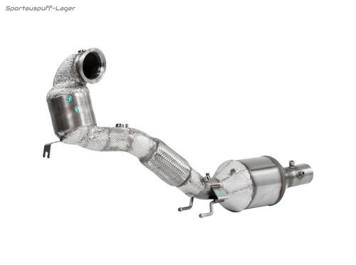 HJS Edelstahl Tuning Frontpipe mit Kat und OPF VW Golf 8 GTI inkl. Clubsport - Bild 6 von 7