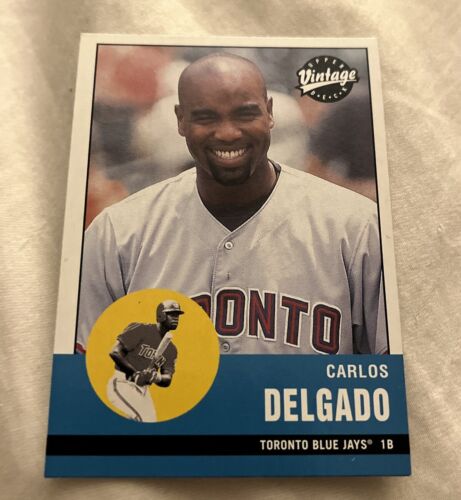 2001 Upper Deck Vintage Baseball Carlos Delgado Card #30