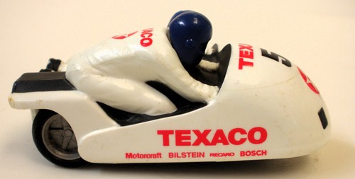 Honda Motorcycle Racing Sidecar TEXACO in WHITE #5 SCALEXTRIC C265 - Picture 4 of 8