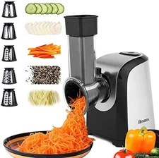 ELECTRIC CHEESE GRATER Salad Maker Slicer Shredder Chopper HOMDOX