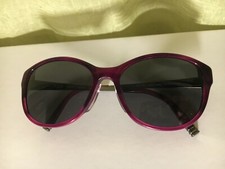 TUMI ZEISS SUNGLASSES FRAME BIXBY AF PURPLE ACETATE CAT3 MADE IN JAPAN 54-16-135