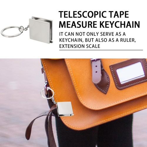 1pc Mini practical tape measure keychain Multi-Purpose Portable Tape Measure - Picture 5 of 8