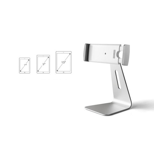 Rotation Aluminium Tablet Stand for Kitchen Countertop Adjustable Tablet Mount - Afbeelding 6 van 8
