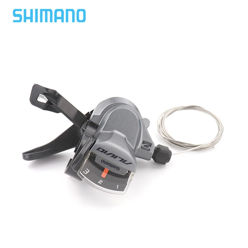 Shimano Alivio M4000 Shifter Lever Set SL-M4000 Rapidfire MTB Trigger 3x9 Speed - image 3 of 4