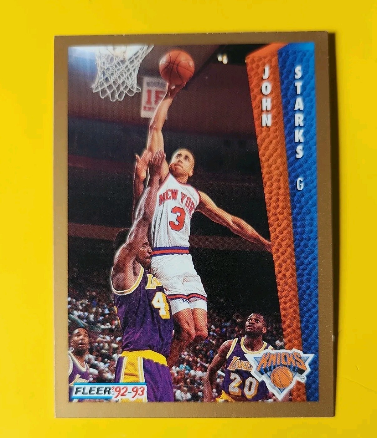 1992-93 Fleer Drake's John Starks #36 Knicks FREE SHIP