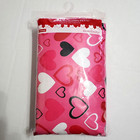 Pink Vinyl Tablecloth Valentines Day Hearts Red 60"x84" Rectangle Retro Walmart