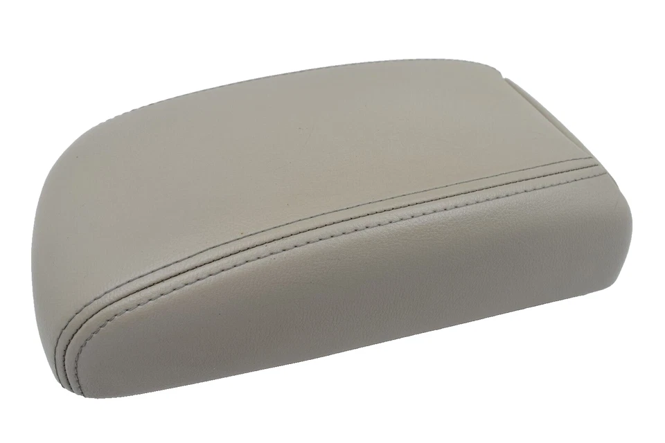 Mitsubishi Outlander 2007-2013 consola central cuero beige reposabrazos almacenamiento OEM Foto 3 de 4