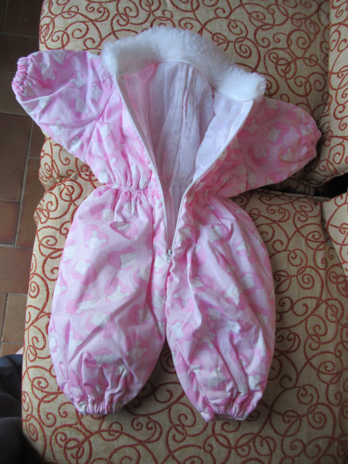 Combinaison doudoune Corolle vintage pour poupée 60 cm, souvenirs d'enfance