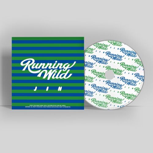 2 x Jin BTS CD - Running Wild ,+ Instrumental (Happy) - Imagen 2 de 3
