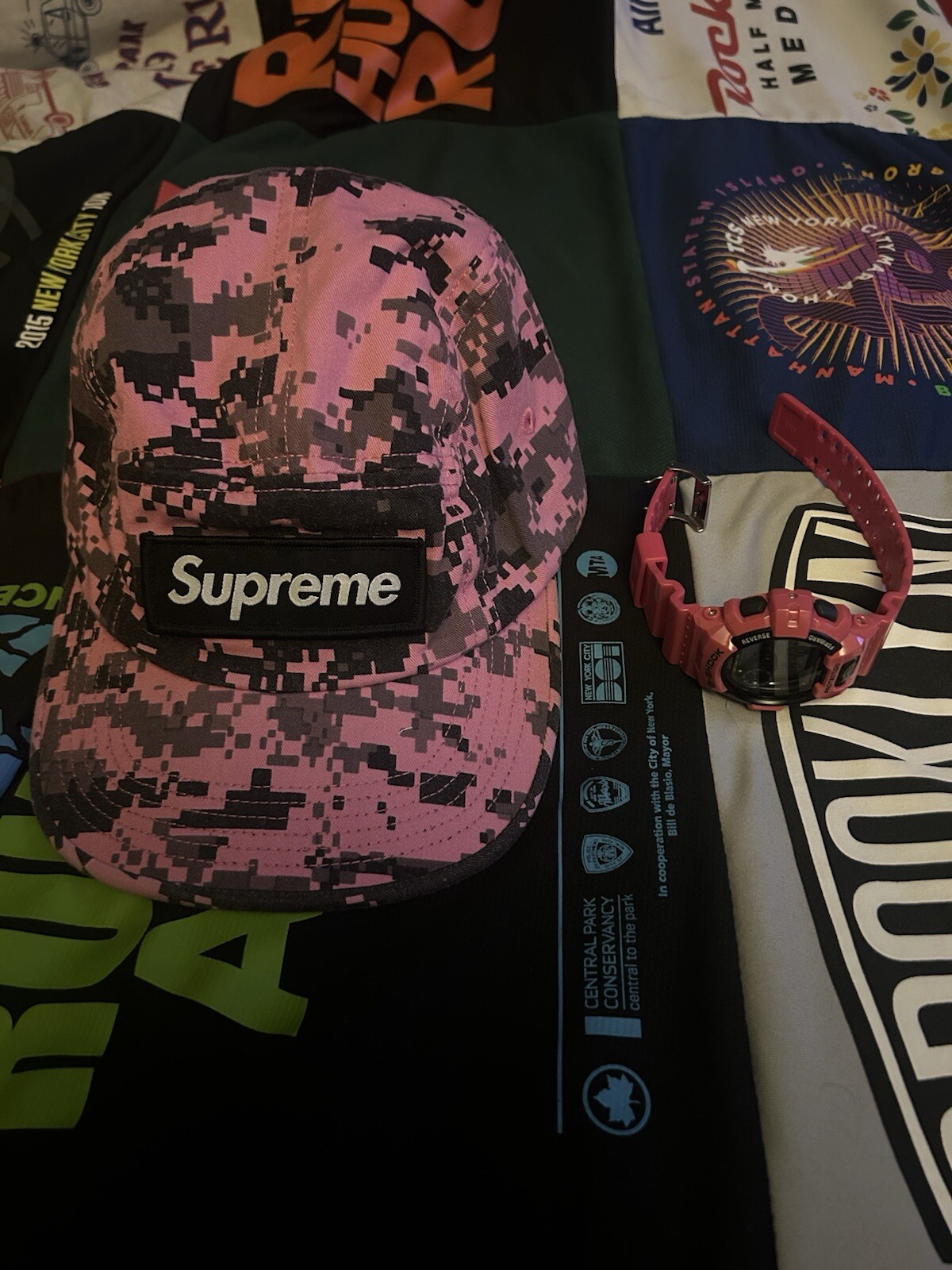 Casio G-Shock GLS-8900-4 Digital Pink Supreme Camper Hat