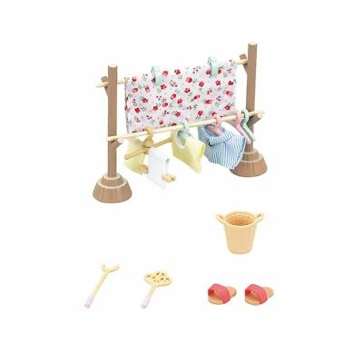 Sylvanian Families KA-610 Washing Clothespole Set - Epoch