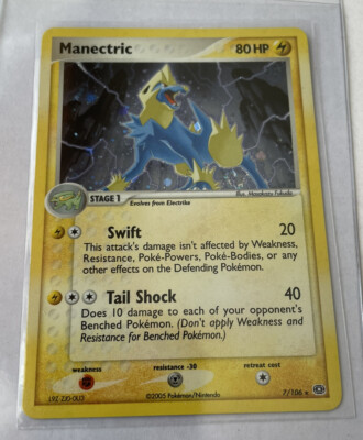 Manectric Holo Rare | Ex Emerald 7/106 | NM | Pokemon TCG Card | eBay