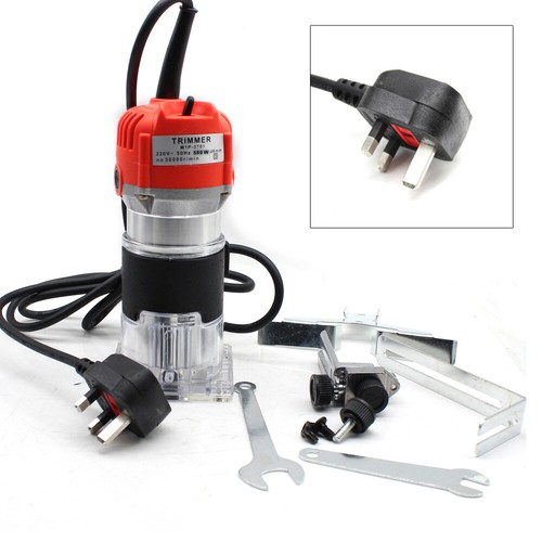 1/4'' Electric Wood Trimming Machine Hand Trimmer Wood Laminator Router 30000RPM - Picture 5 of 11