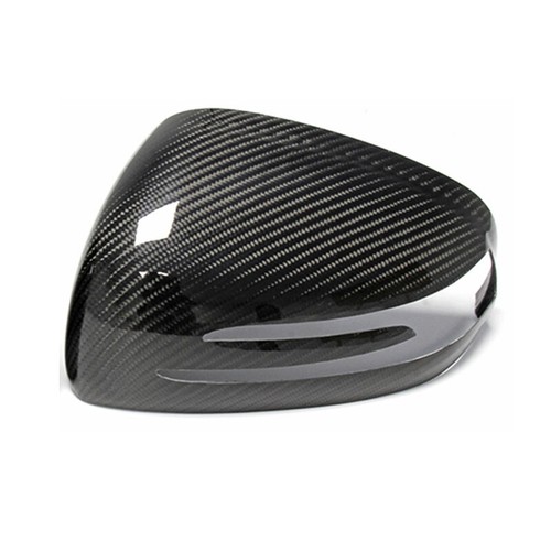 Overlay Real Carbon Fiber Wing Mirror Cover Caps Fit For Benz SLK R172 SLC SL - Picture 5 of 5