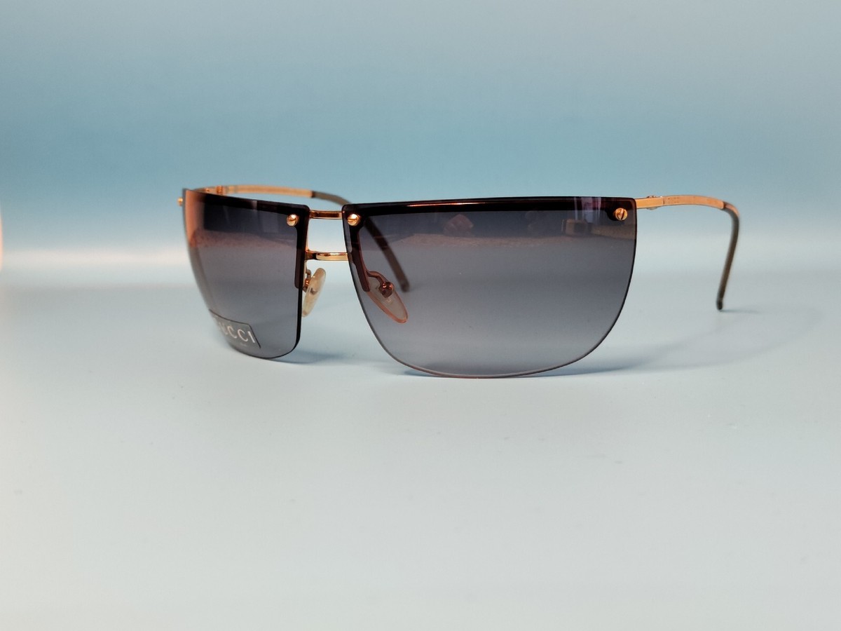VINTAGE NOS GUCCI GG 2652/S 000BD SILVER SUNGLASSES MADE IN VINTAGE NOS GUCCI GG 2652/S 000BD SILVER SUNGLASSES MADE IN