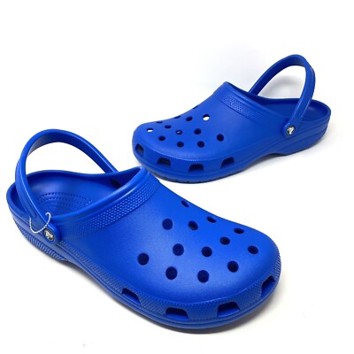 CROCS Classic Clog in Bright Blue Crocs Toddler Classic Clogs - Venetian Blue – Lenny main image 3
