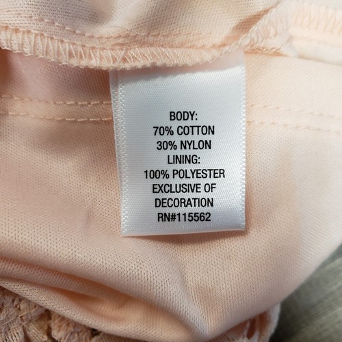 DISNEY PRINCESS SLEEVELESS DRESS GIRLS L PEACH LINED RUFFLES LACE ZIP BACK - Picture 12 of 14
