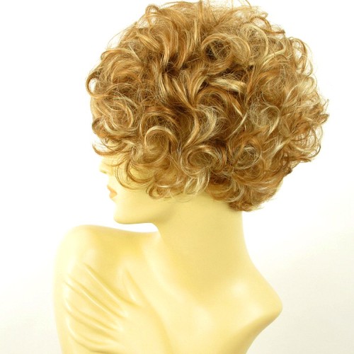 short wig women curly blond blond copper wick clear ref: MARIE-LOU f27613 PERUK - Picture 3 of 8