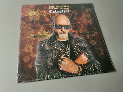 ROB HALFORD ( Judas Priest ) lim autographed 1500 gold Vinyl LP Celestial (2019)