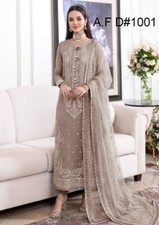 Pakistani Asim Jofa Jhilmil Chiffon Embroidered Hit Design Suit Ladies Eid 2024