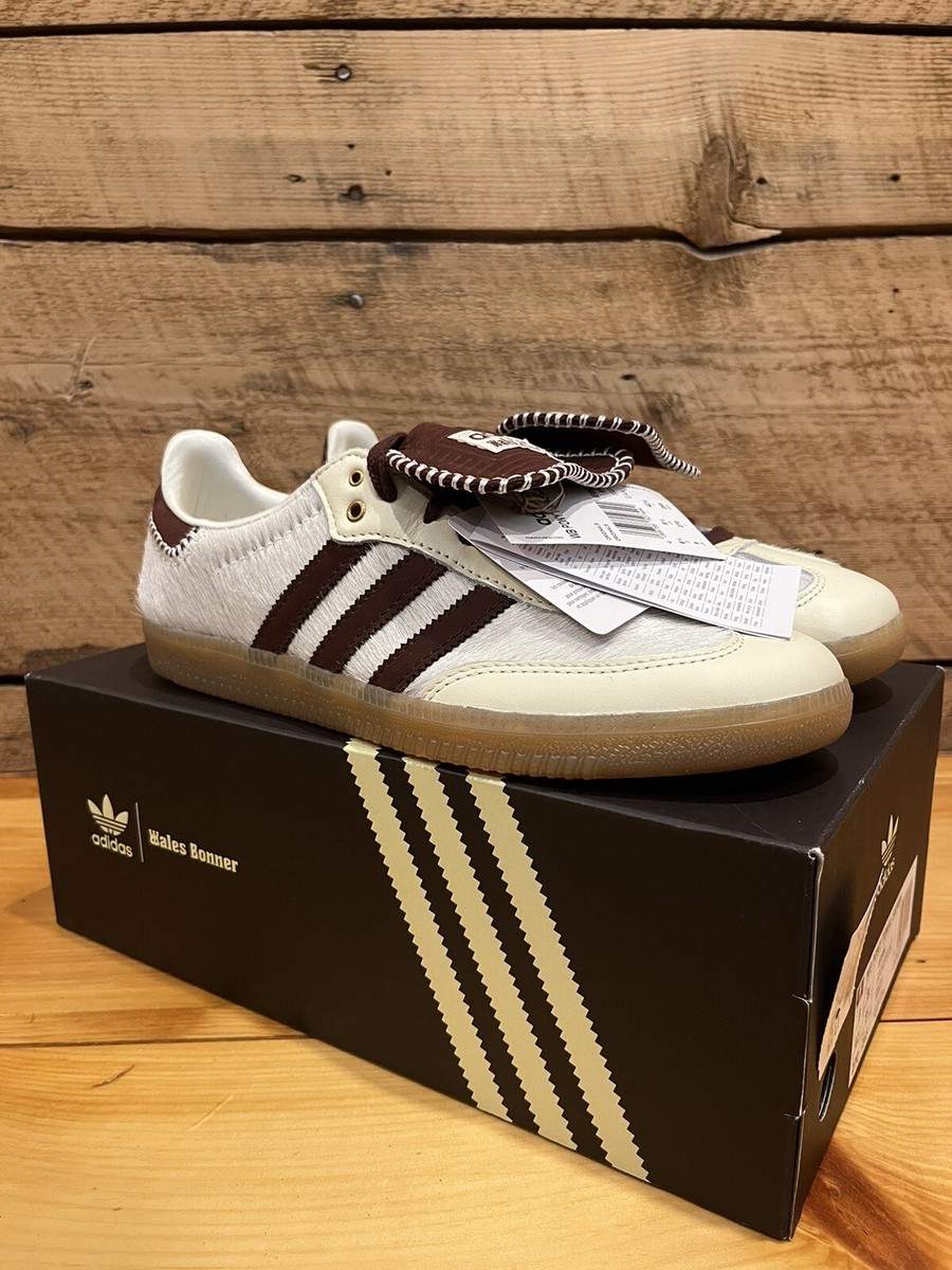 adidas x Wales Bonner Samba Pony Cream White Gum IE0586 Size