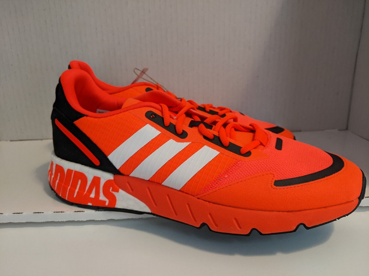 Adidas Originals ZX 1K BOOST Solar Red Orange FY3631 Men's Running