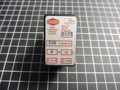 1 x Herion Magnetventil-Spule 0155; 230V