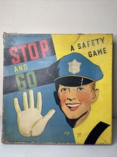1939 Whitman Publishing Stop and Go A Safety Game Law & Order Junior Police