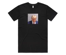 Donald Trump MugShot T-shirt Top Funny Mug Shot Arrest President USA Meme