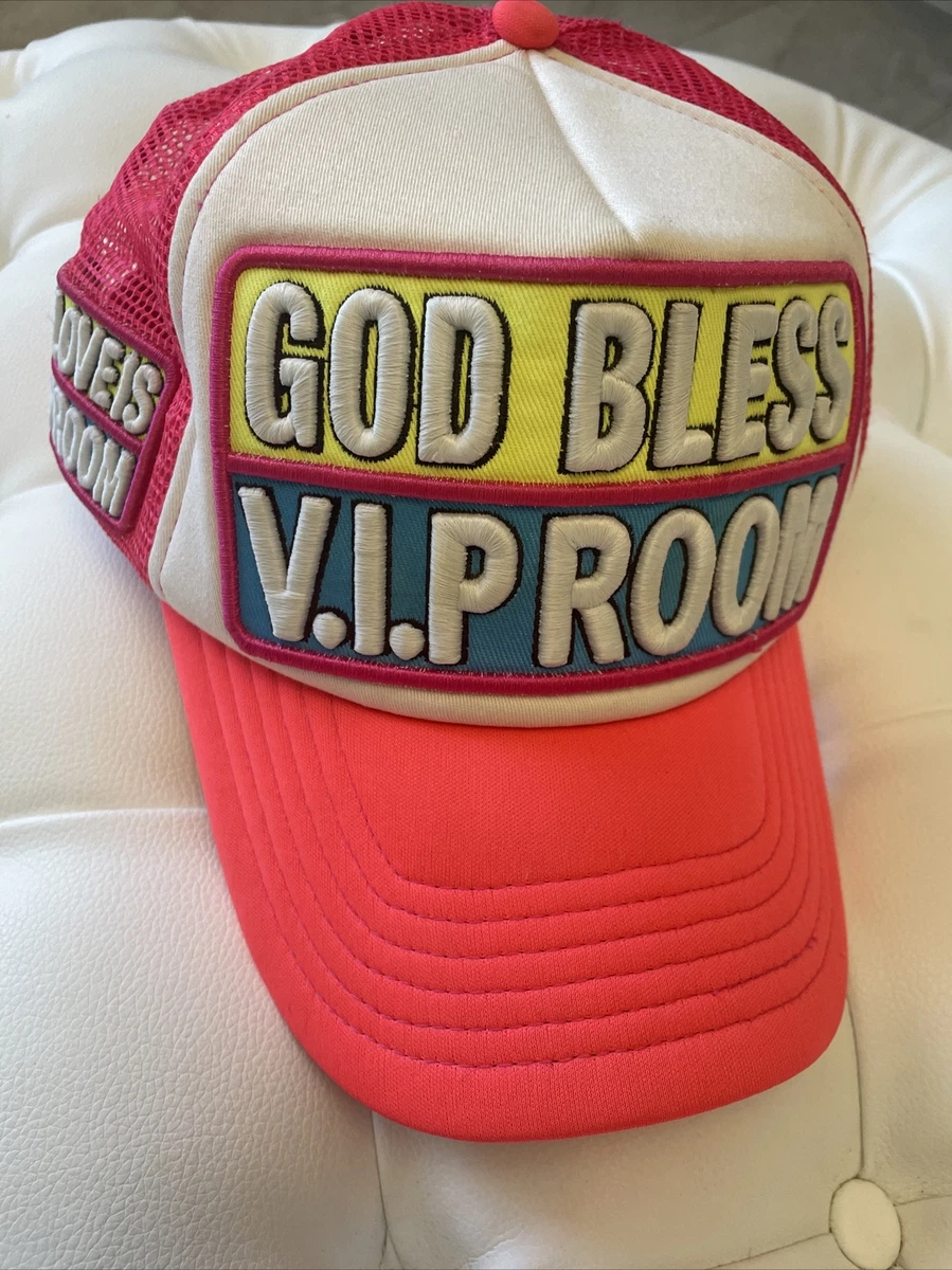 V.I.P. ROOM TRUCKER HAT GOD BLESS CAP CLUB