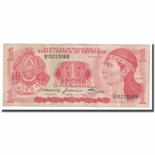 [#648132] Banknote, Honduras, 1 Lempira, 1980, 1980-05-29, KM:68a, VF(20-25)